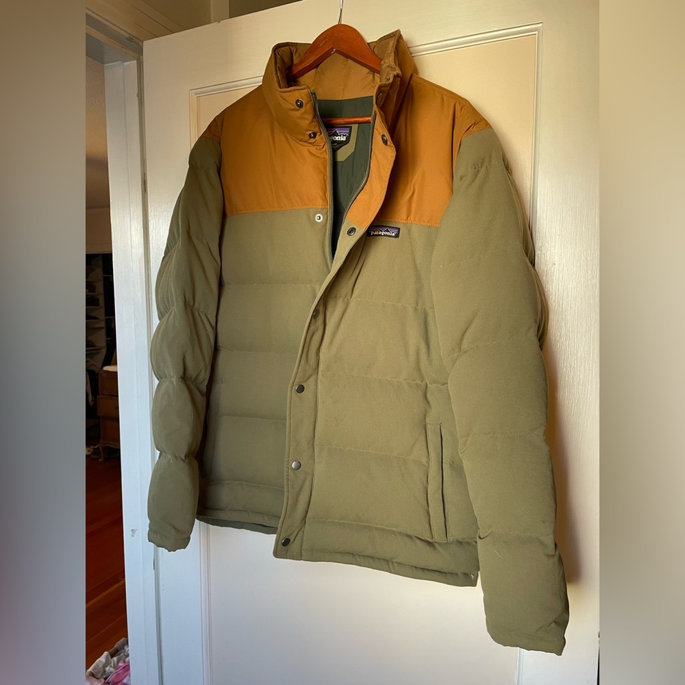 Patagonia Bivy Down Jacket Large great color combo!